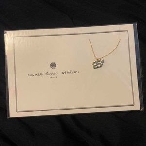 Pokemon Center 2016 Kotoba 5108 Pikachu 25 Pendant Necklace